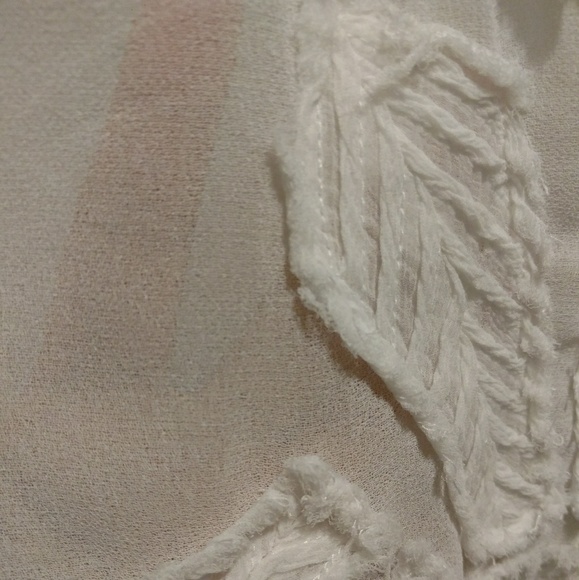 Free People sheer applique blouse - Picture 3 of 6